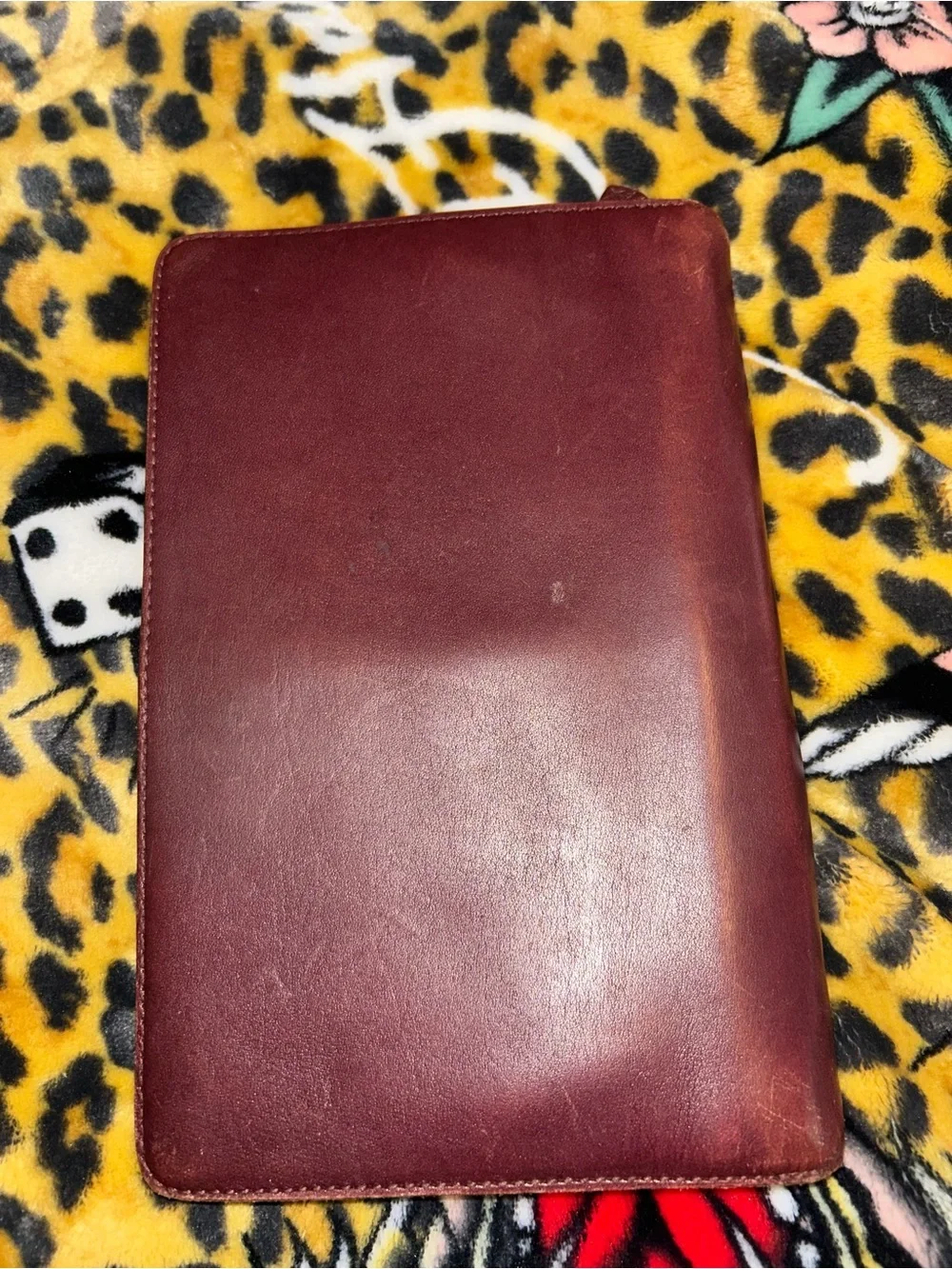 Madewell Leather clutch Burgundy